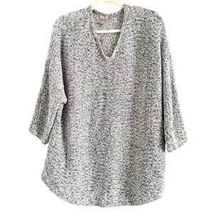 ⭐️ Chico's Multi Color Dolman Sleeve V-Neck Sweater